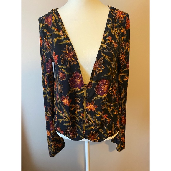 Free people floral autumn top - Picture 1 of 4